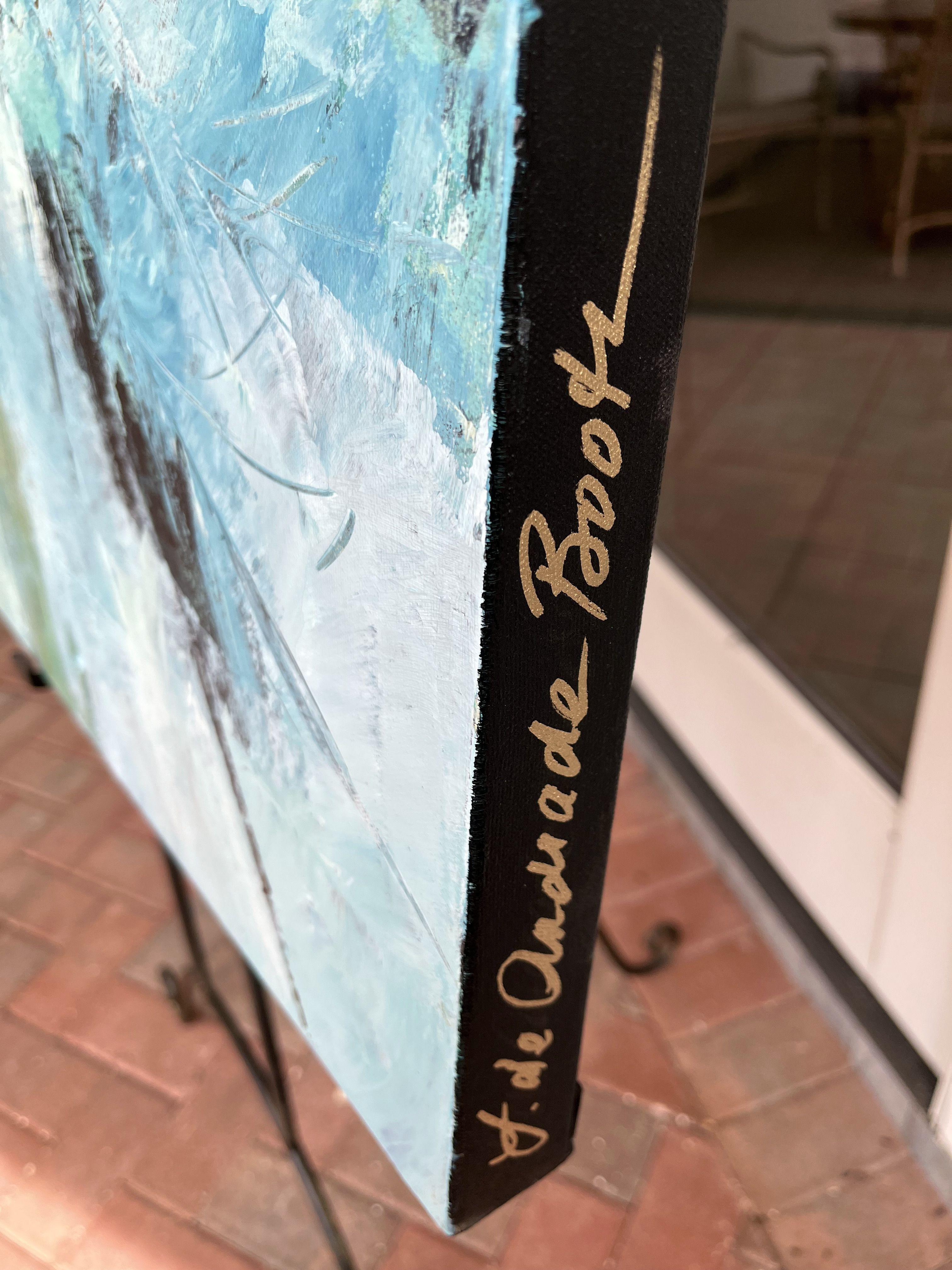 Hold the Rope, Painting, Acrylic on Canvas For Sale 2