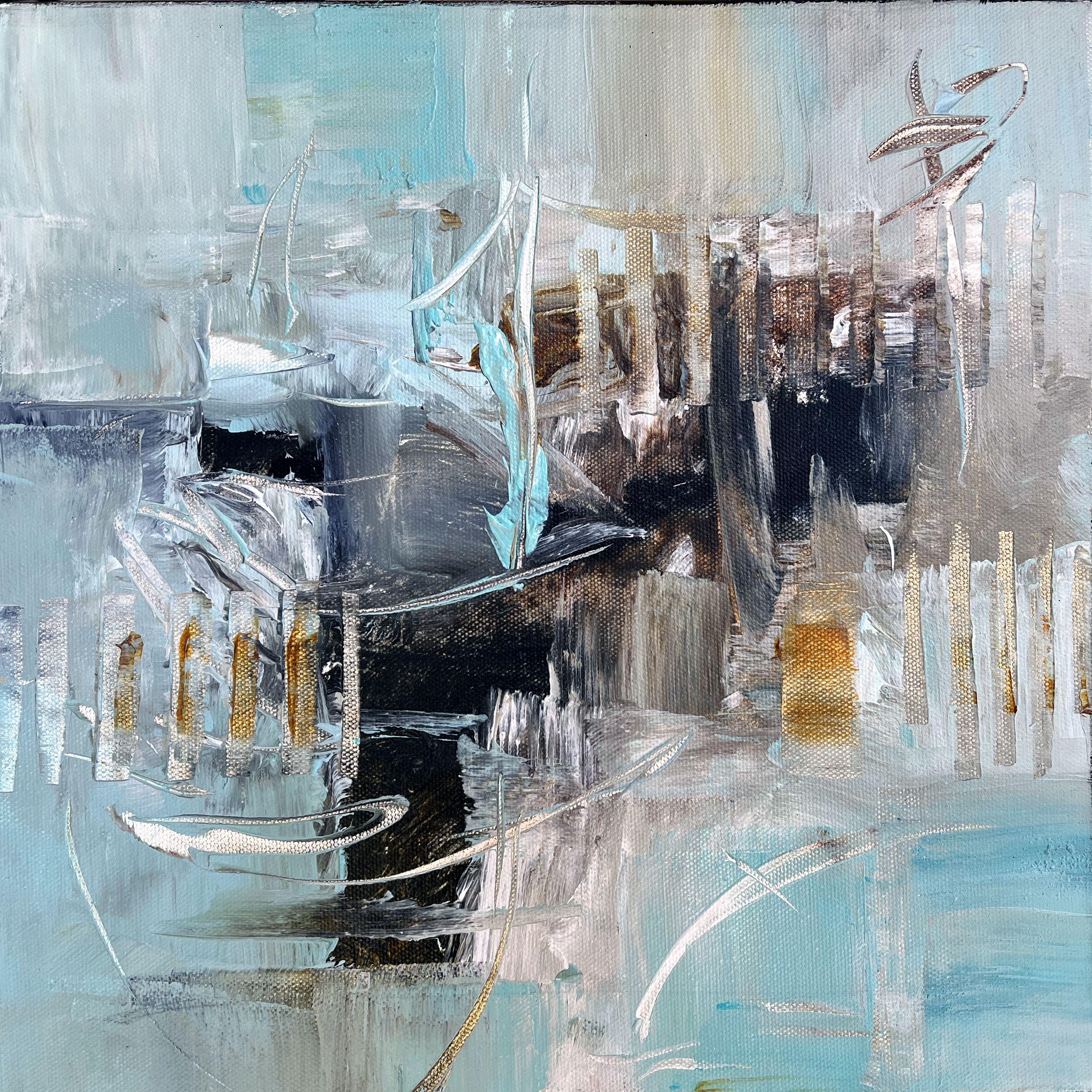 Abstract Painting de Filomena Booth - Son las pequeñas cosas, Pintura, Acrílico sobre lienzo