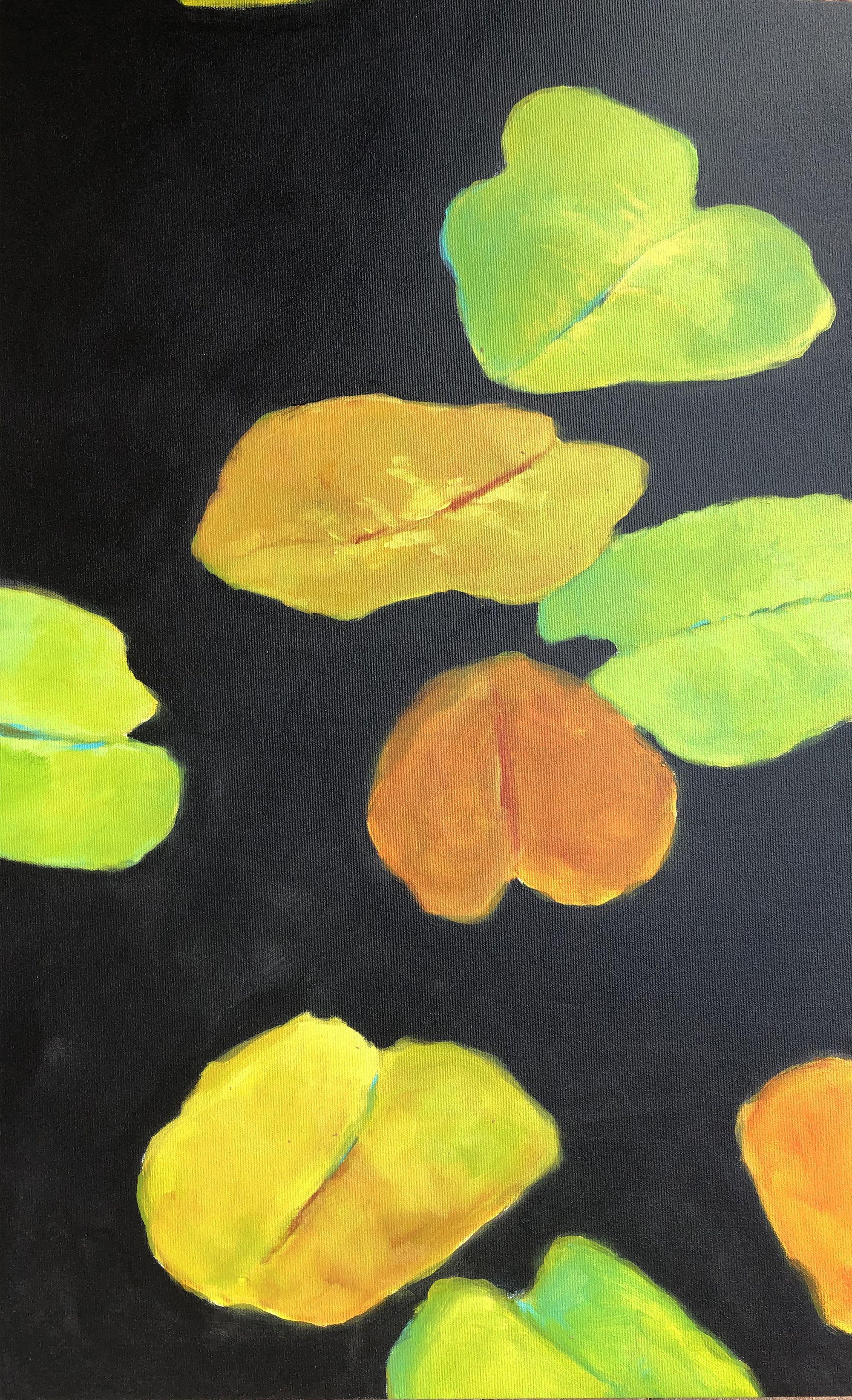 lily pad painting
