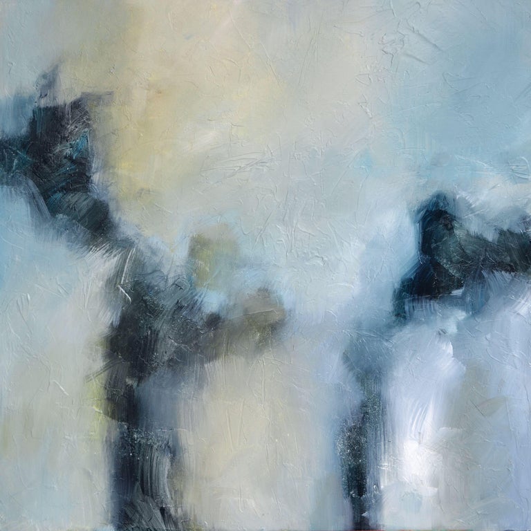 Filomena Booth Morning Fog Painting Acrylic On Canvas For Sale