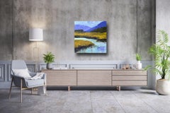 Mountain View, Painting, Acrylic on Canvas