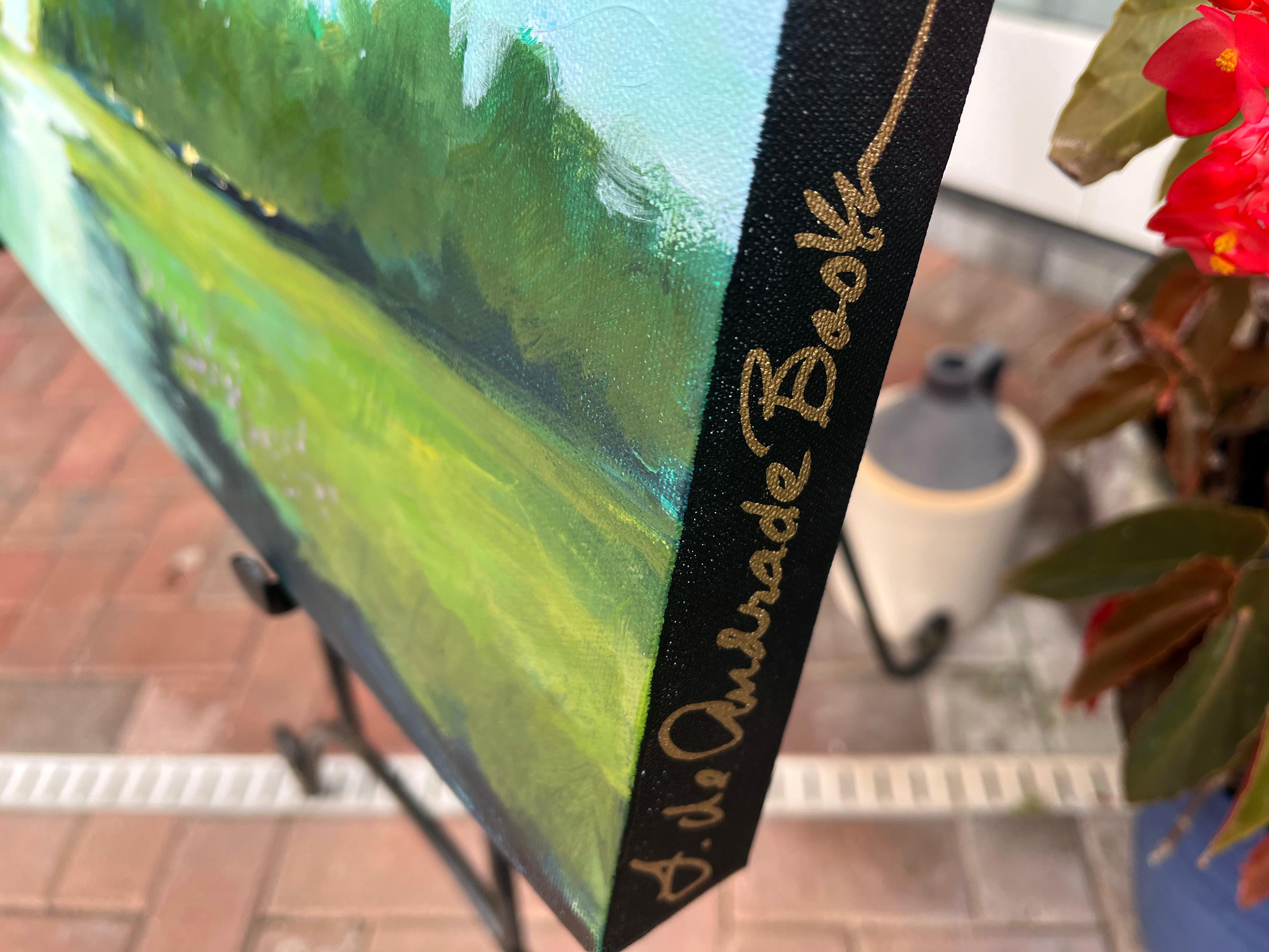 Mystic Morning - Impressionist Costal Landscape Acrylic Panting 1