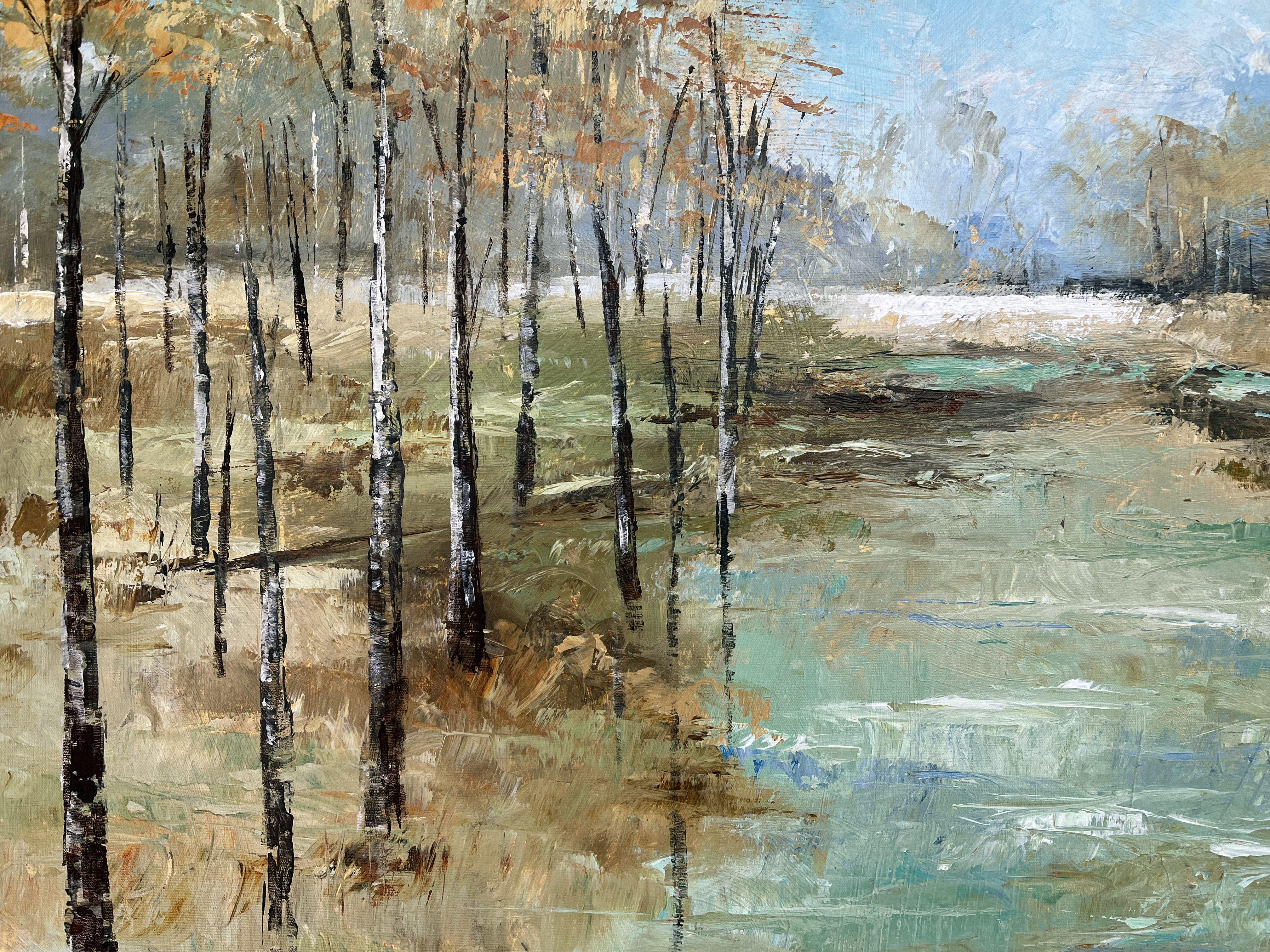 Quiet Solitude, Painting, Acrylic on Canvas For Sale 1