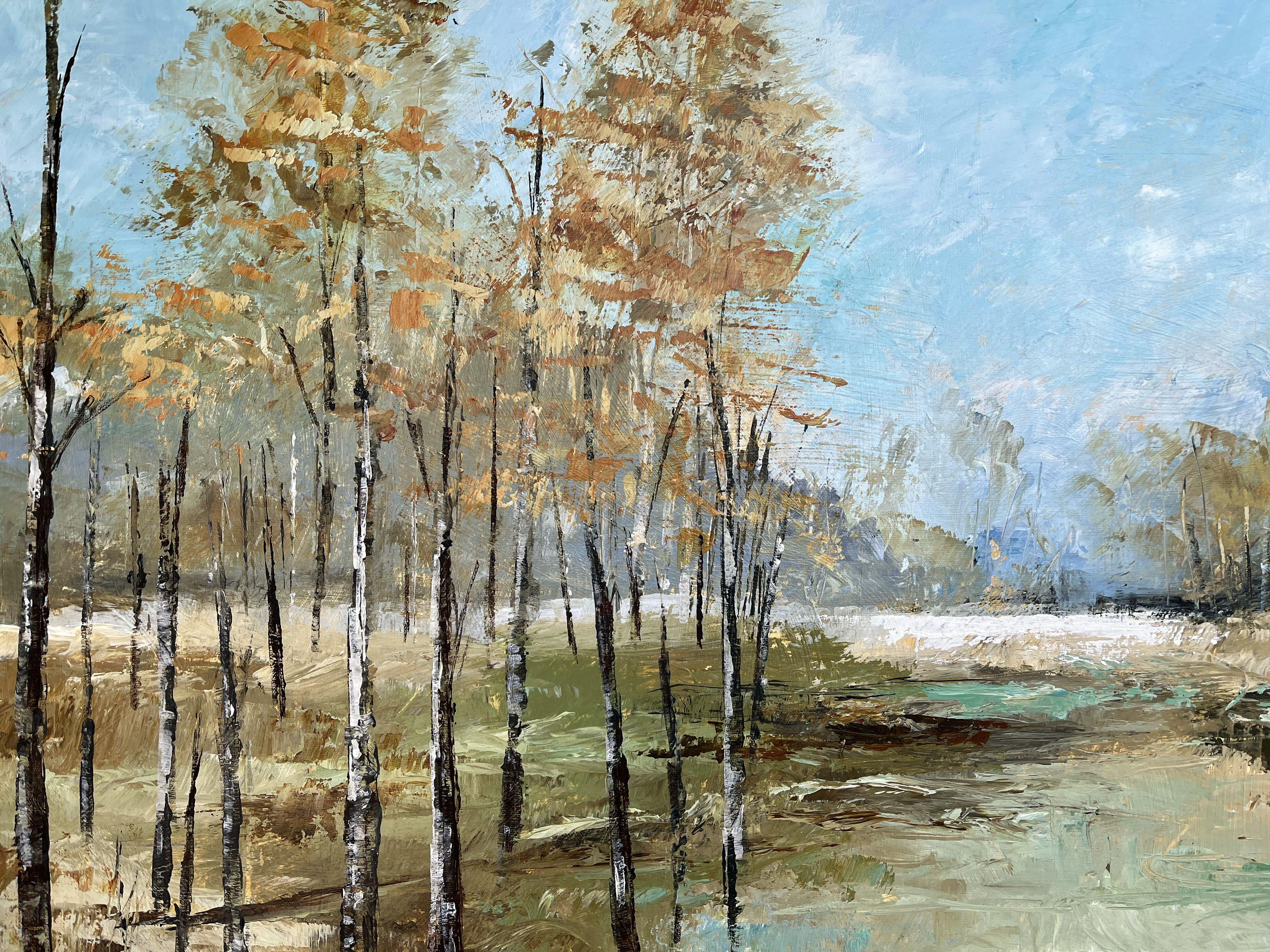 Quiet Solitude, Painting, Acrylic on Canvas For Sale 2