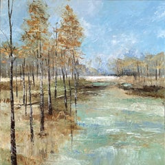 Quiet Solitude, Painting, Acrylic on Canvas