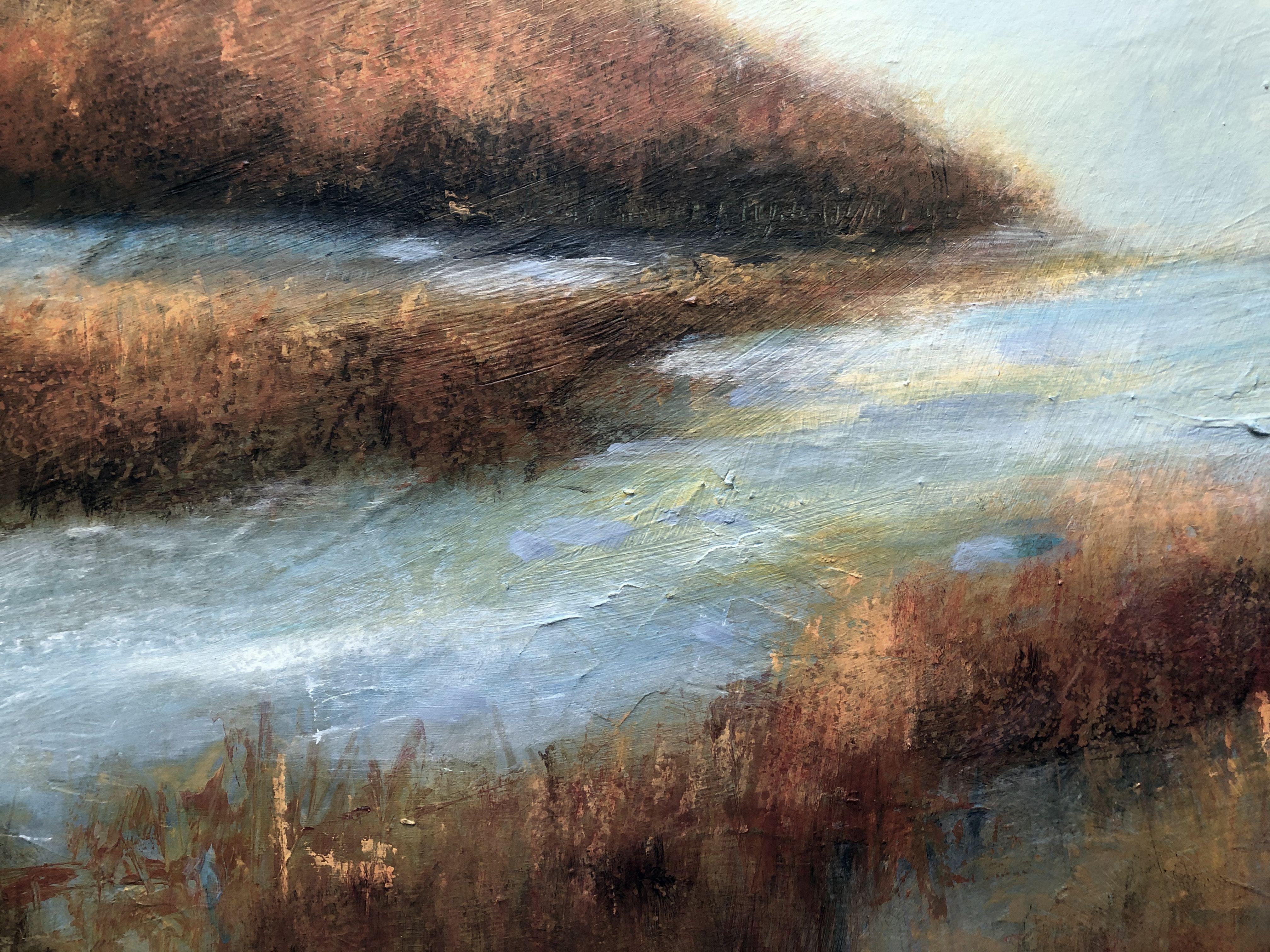 River in Autumn, Painting, Acrylic on Canvas 2