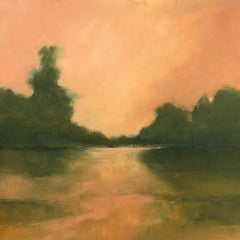 River's Edge, Painting, Acrylic on Canvas