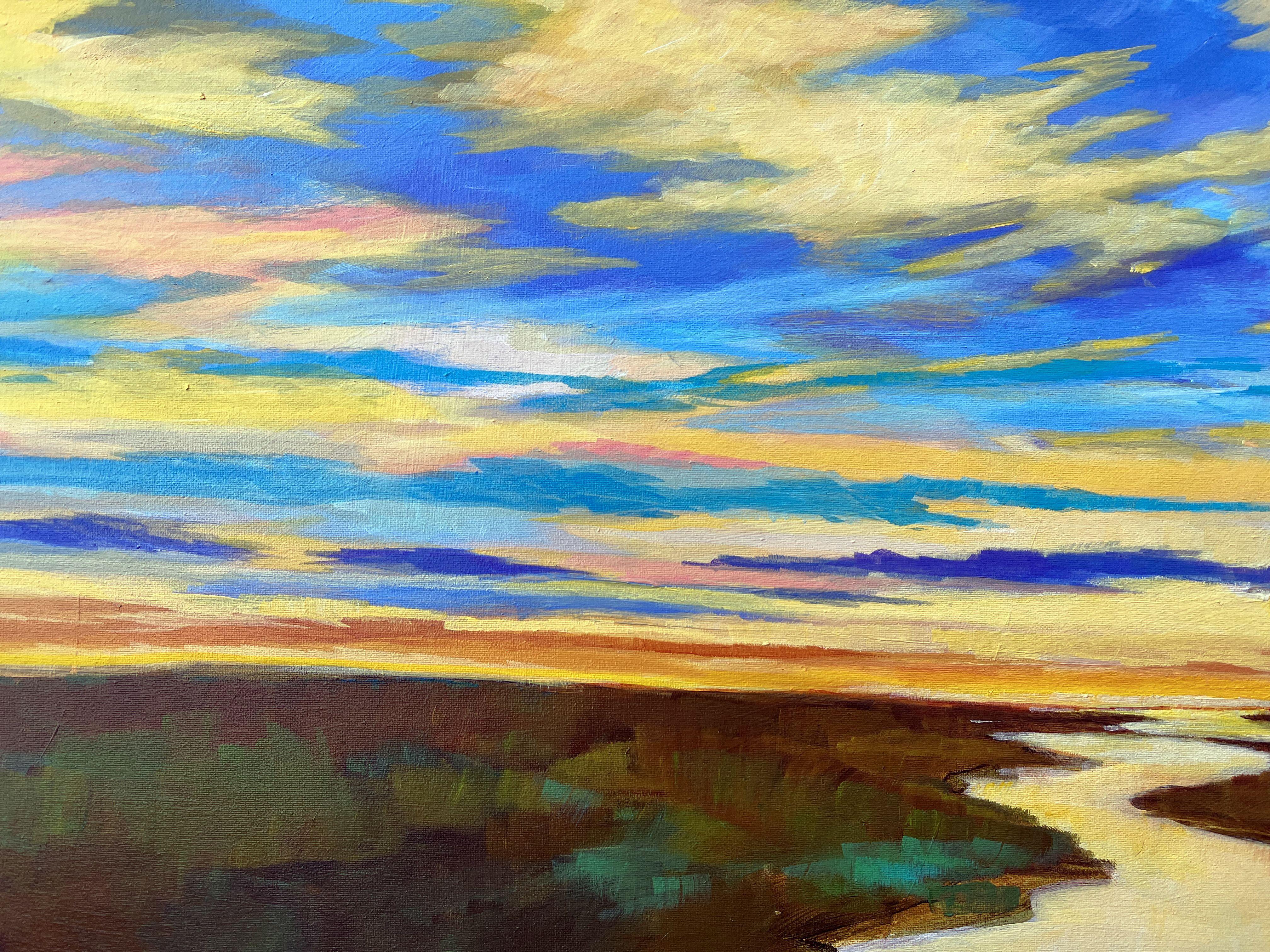 Vanishing Point, Gemälde, Acryl auf Leinwand (Impressionismus), Painting, von Filomena Booth