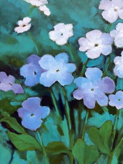 Wild Violett, Gemälde, Acryl auf Leinwand