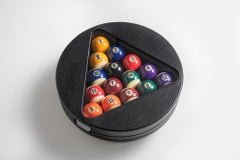 Billiard Game Set with Cue Balls and Triangle by Impatia
