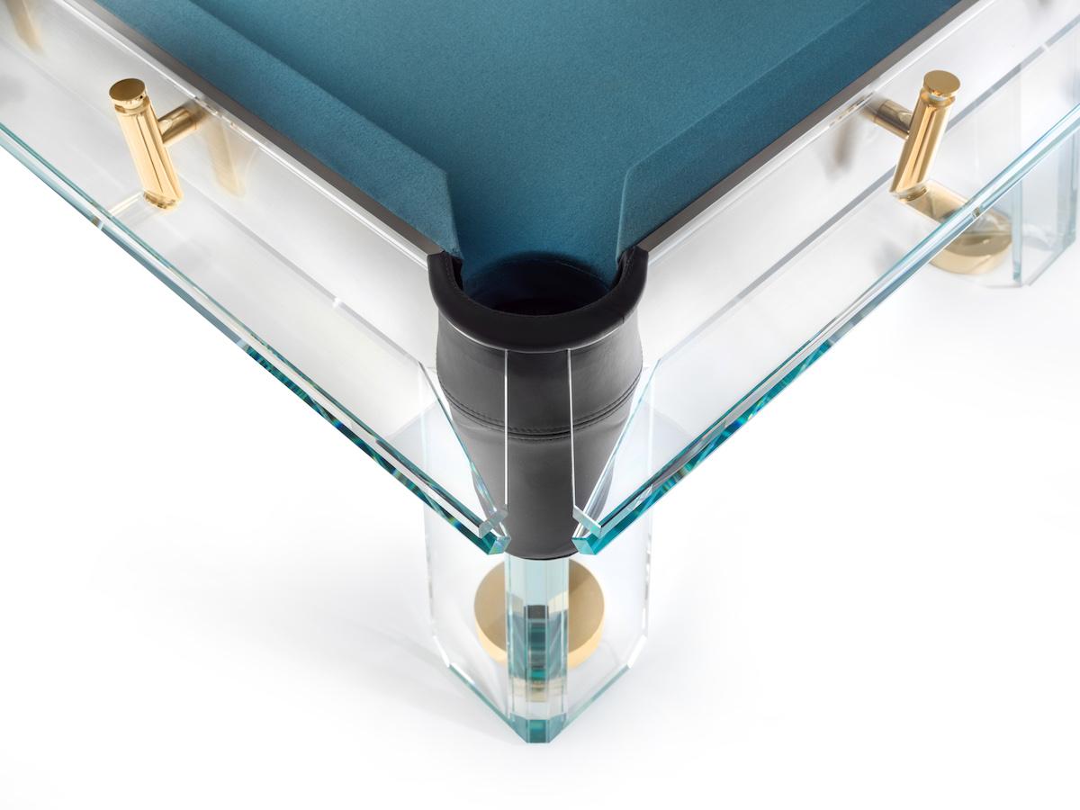 Filotto Gold, Contemporary Design Pool Table/ Billiard Table by Impatia For Sale 2