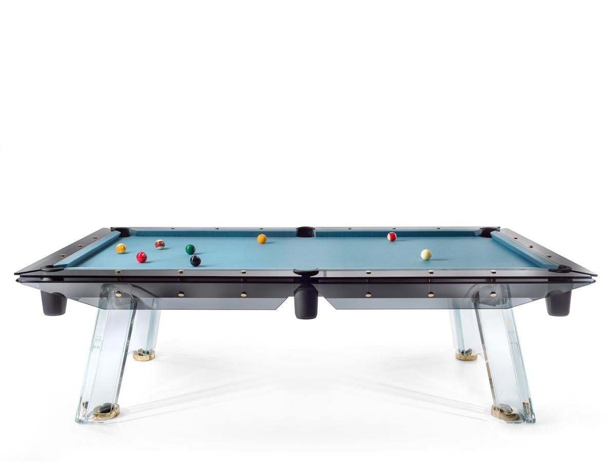 Italian Filotto Gold, Contemporary Design Pool Table/ Billiard Table by Impatia For Sale