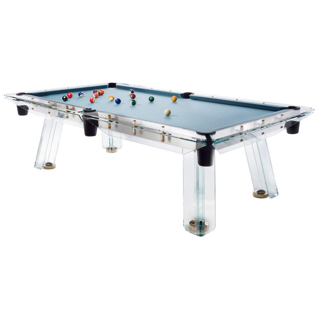 Filotto Gold, Contemporary Design Pool Table/ Billiard Table by Impatia For Sale