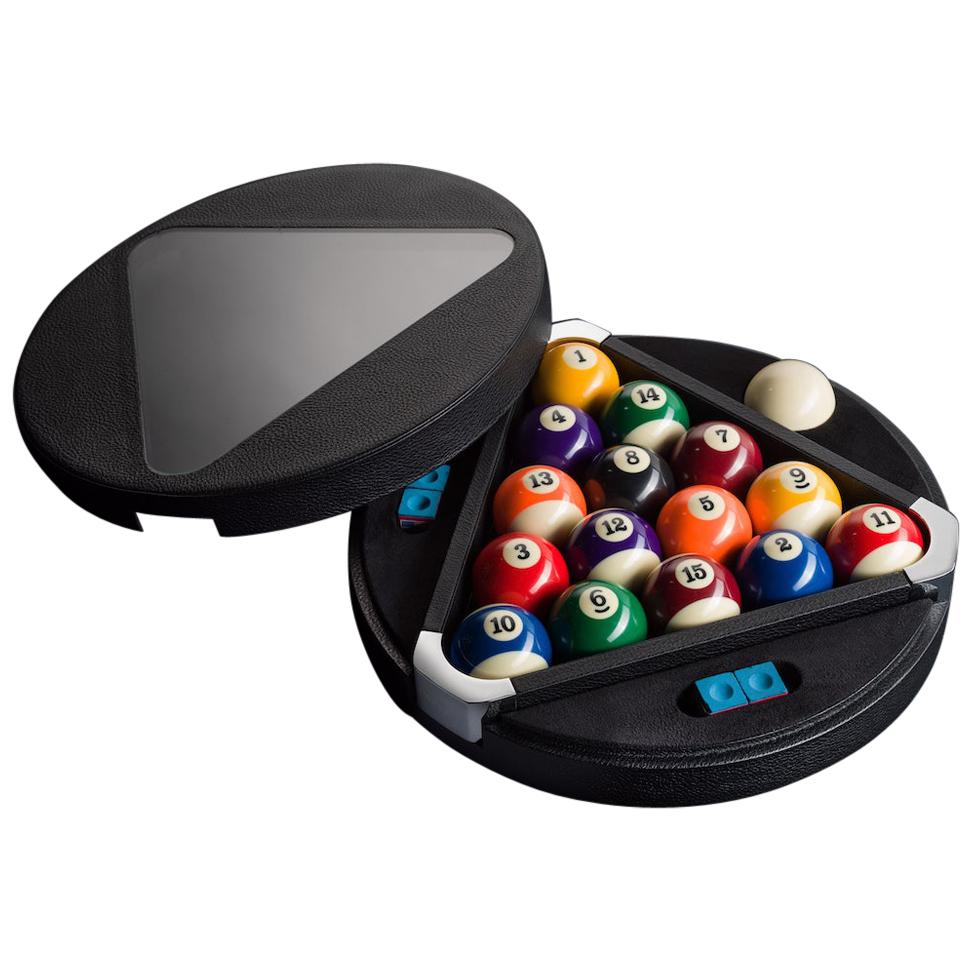 Filotto Pool/ Billiard-Spielset, zeitgenössisches Design-Accessoire von Impatia im Angebot