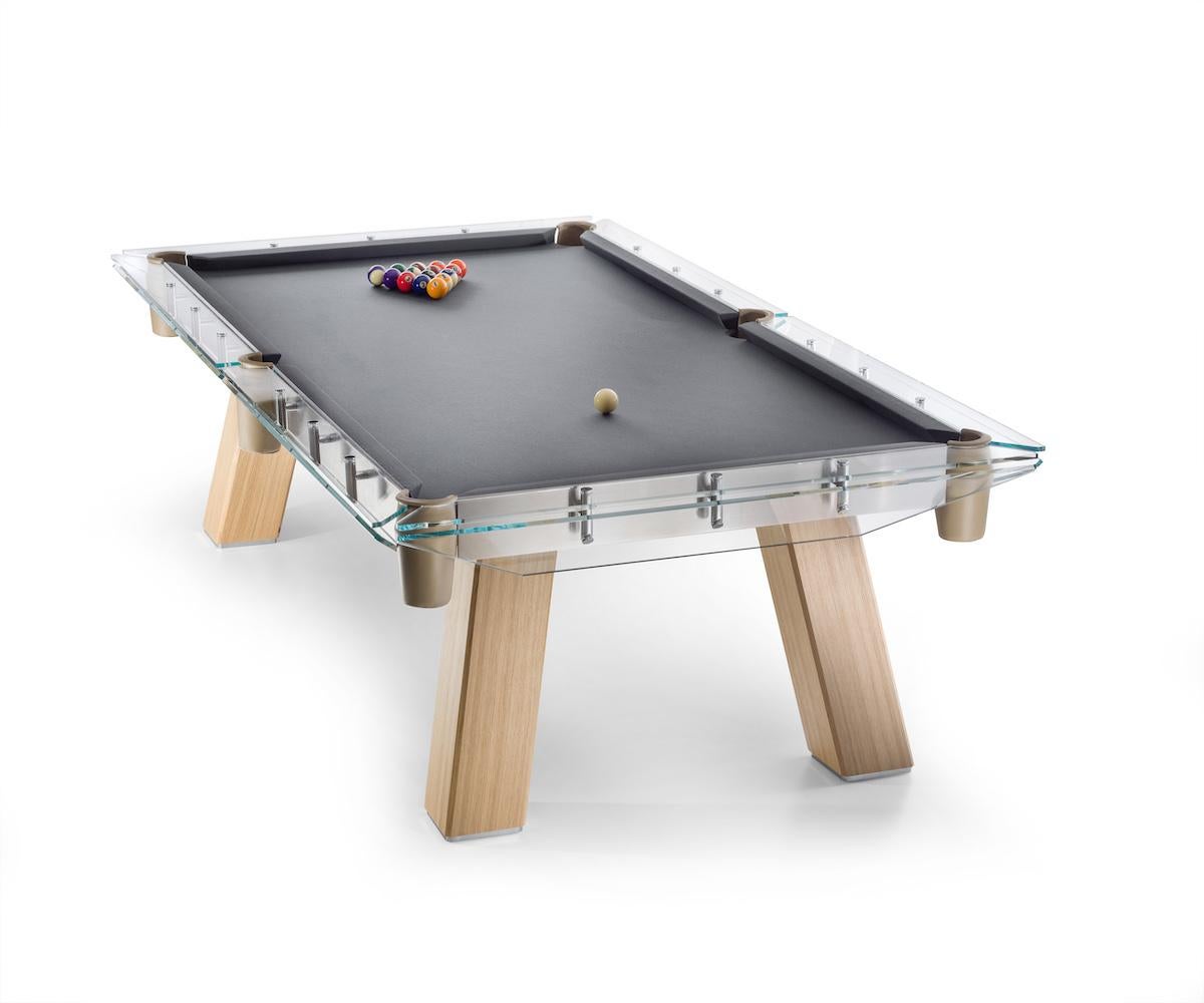 Filotto Wood, Contemporary Design Pool Table/ Billiard Table by Impatia For Sale 9