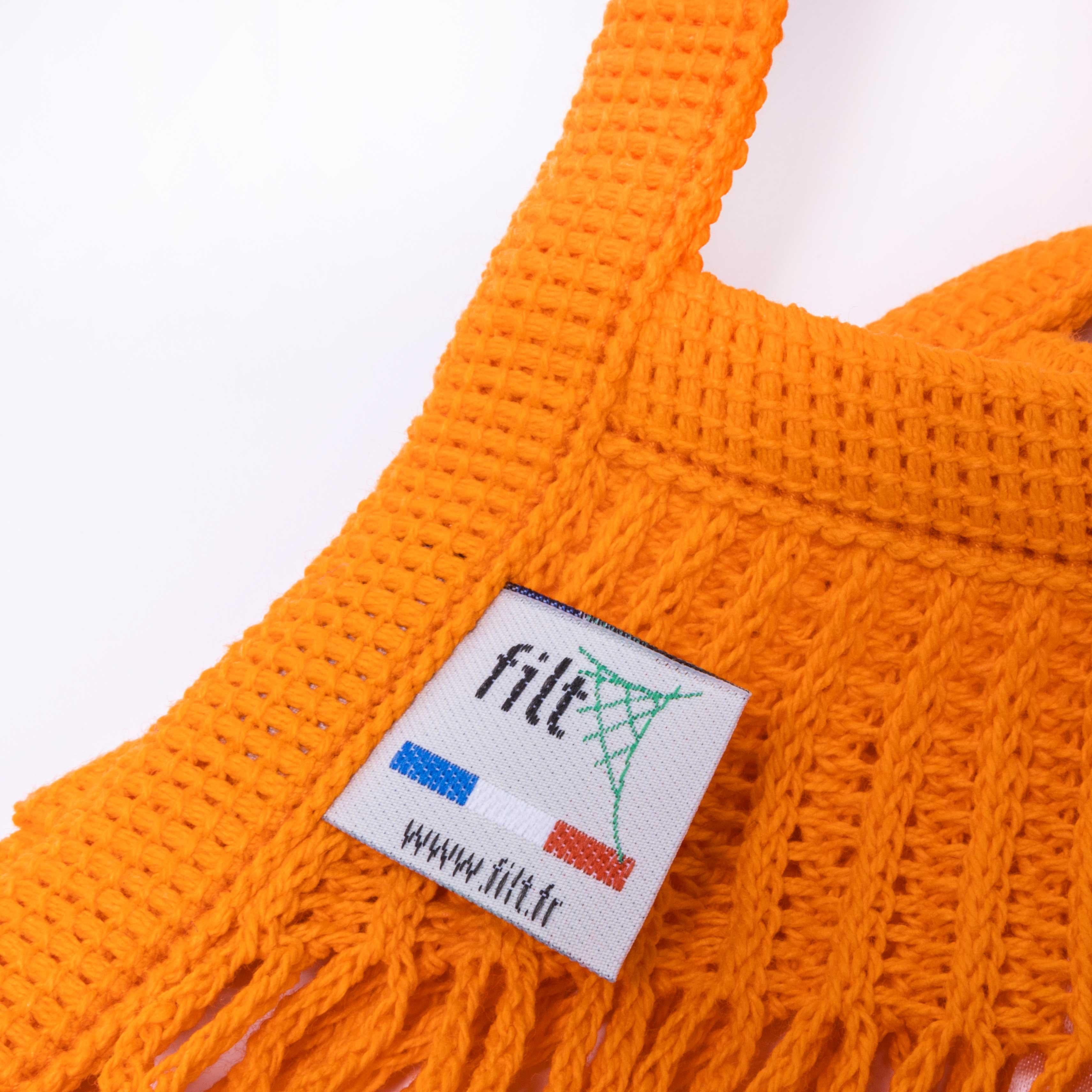 Filt, Orange Net Cotton Carry Bag In Good Condition In Hook, Hampshire