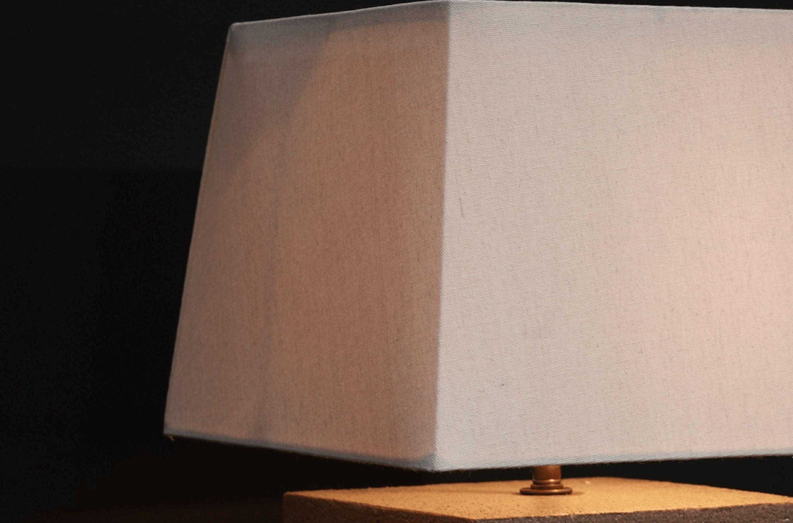 Fin Ceramic Table Lamp, Lichen In New Condition For Sale In Los Angeles, CA