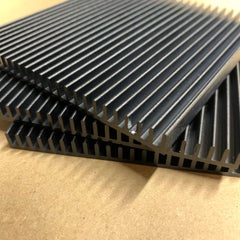 Fin Coasters from Souda, Factory 2nds, Set of Four, Black