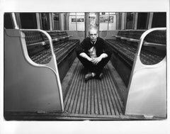Peter Gabriel in a Subway Vintage Original Photograph