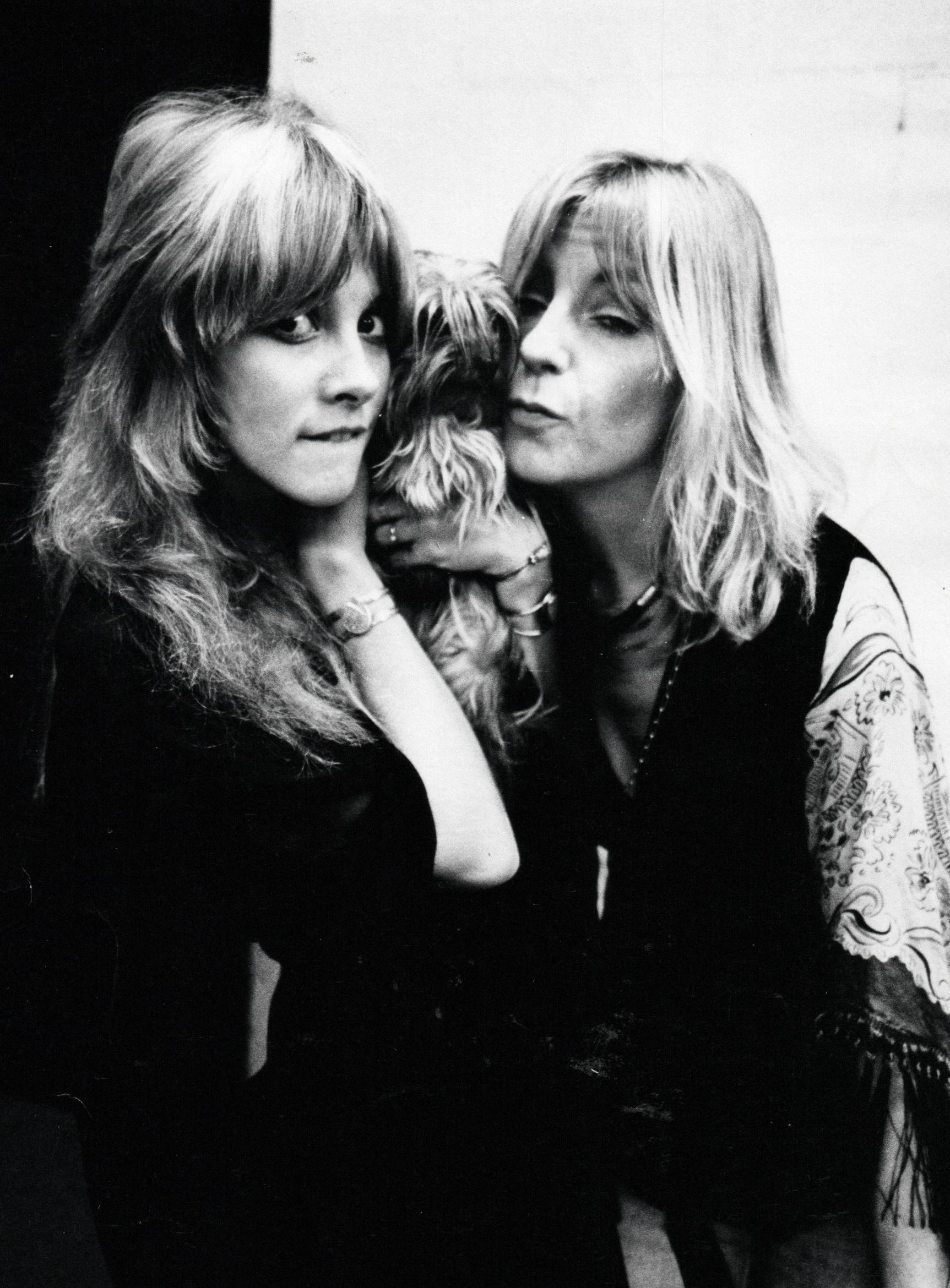 Fin Costello Portrait Photograph - Stevie Nicks and Christine McVie of Fleetwood Mac Vintage Original Photograph