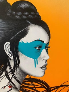 Okurimono (2014) by Fin DAC, Original, Unique Acrylic and Spray Paint on Canvas
