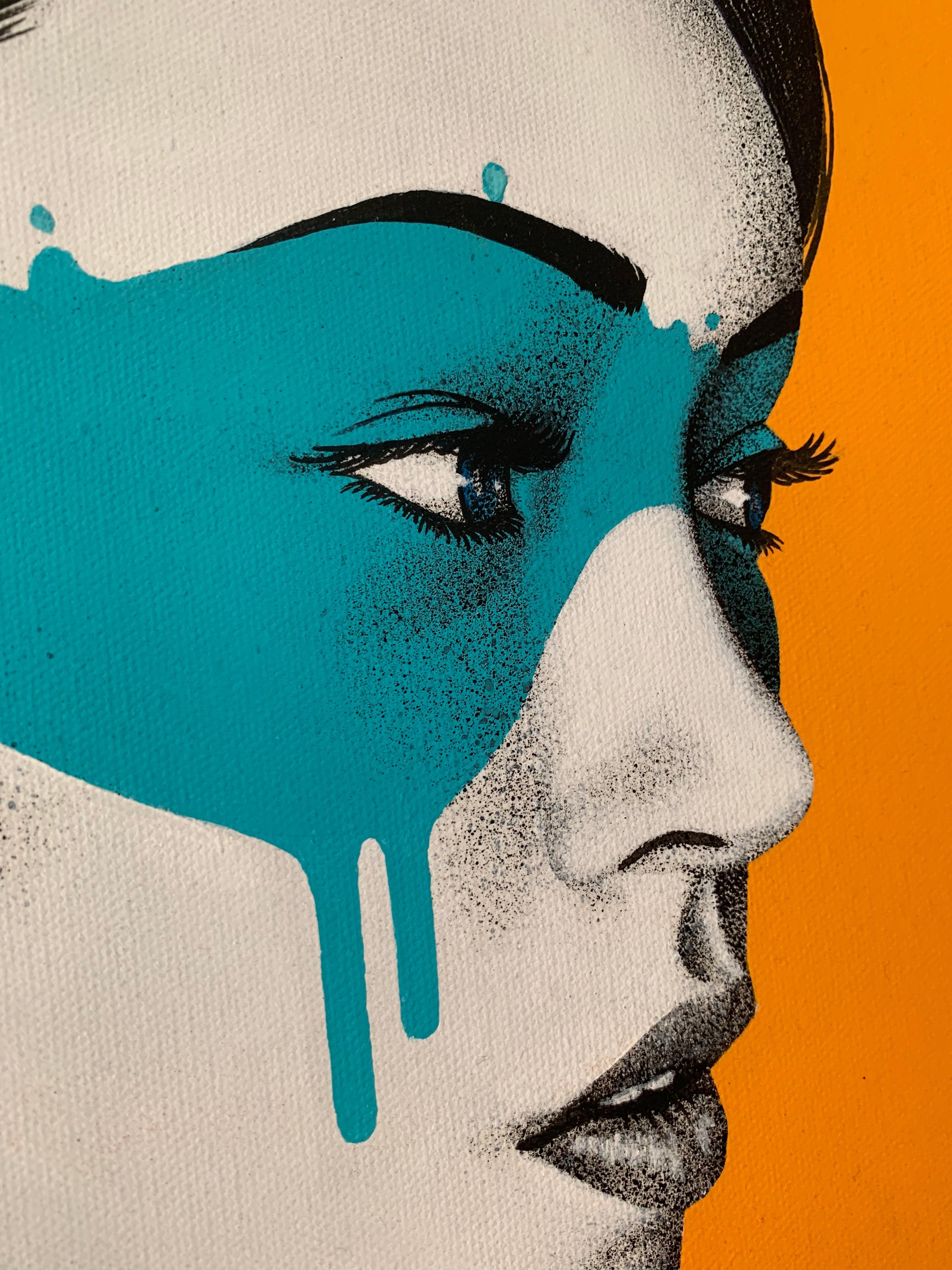 Okurimono (2014) di Fin DAC, Originale, Unico Acrilico e Vernice Spray su Tela 5