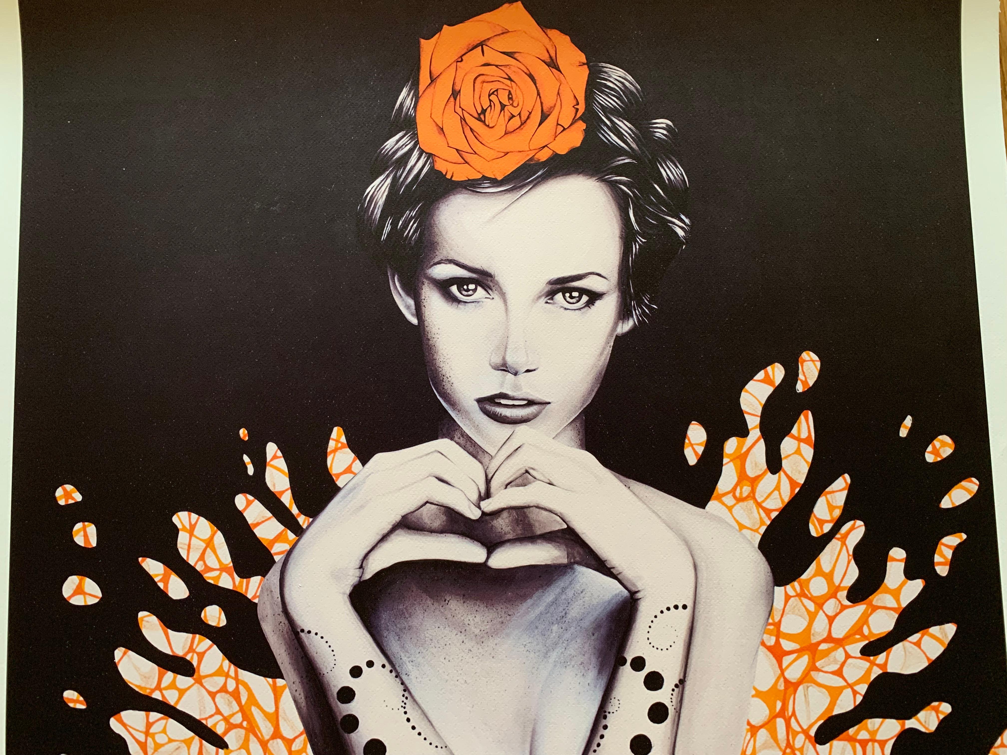 SPLASH by FinDAC x Christina Angelina Serigrafía en una Edición de 10 en venta 5