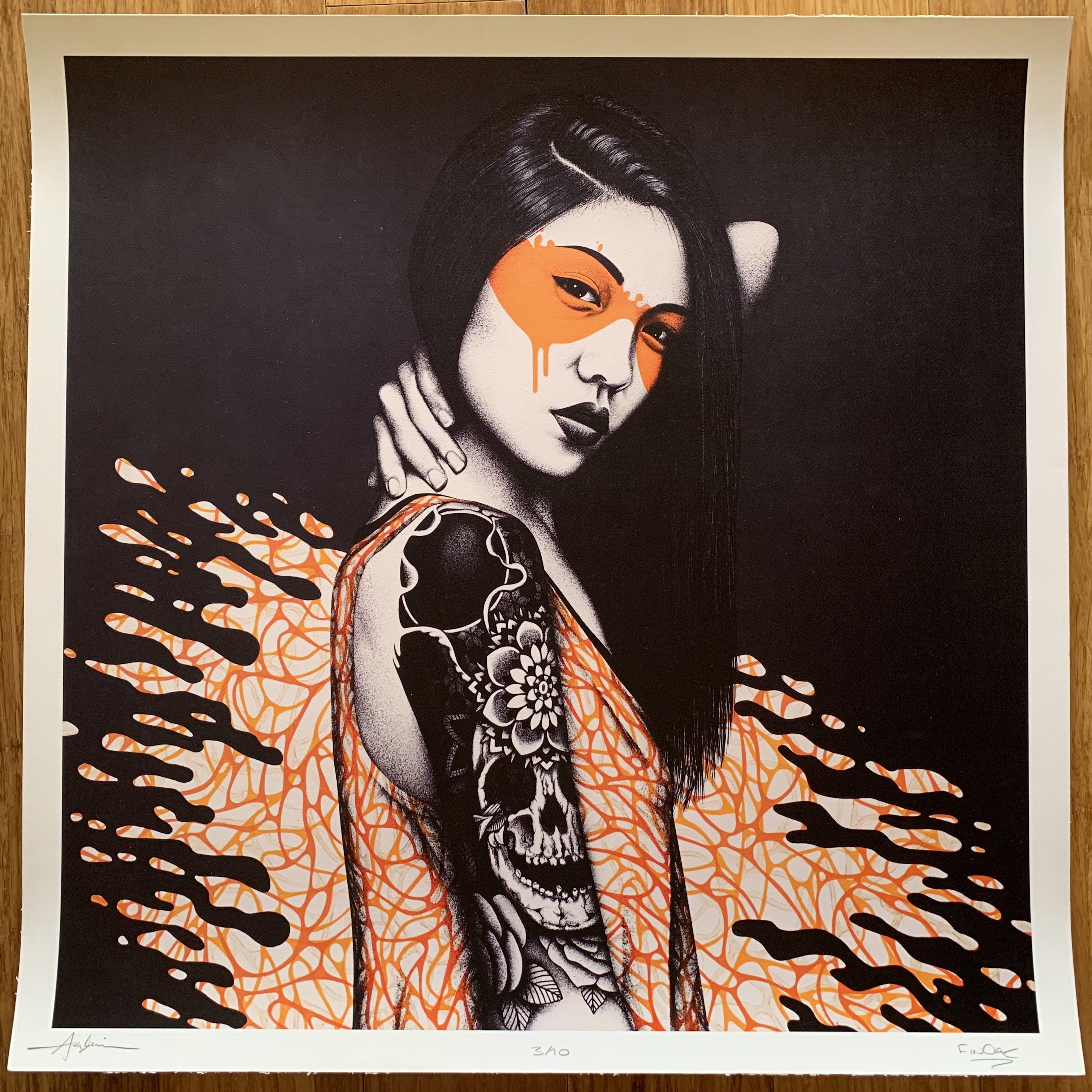 SPLASH by FinDAC x Christina Angelina Serigrafía en una Edición de 10 en venta 9