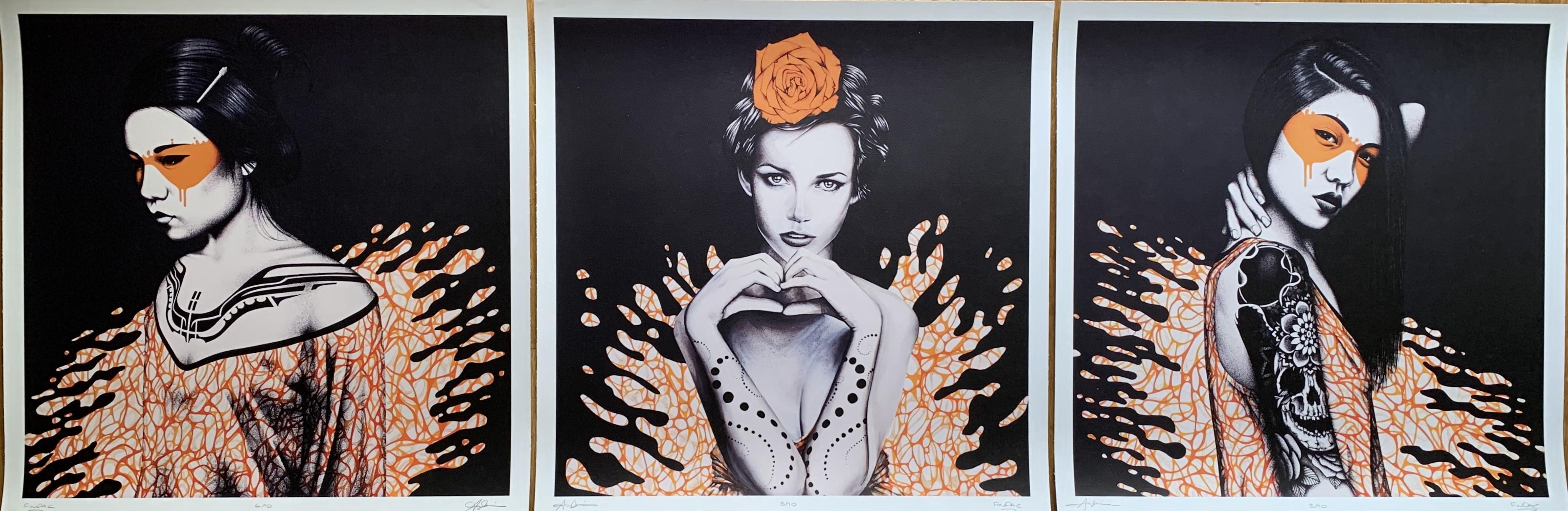 Figurative Print de Fin DAC - SPLASH by FinDAC x Christina Angelina Serigrafía en una Edición de 10