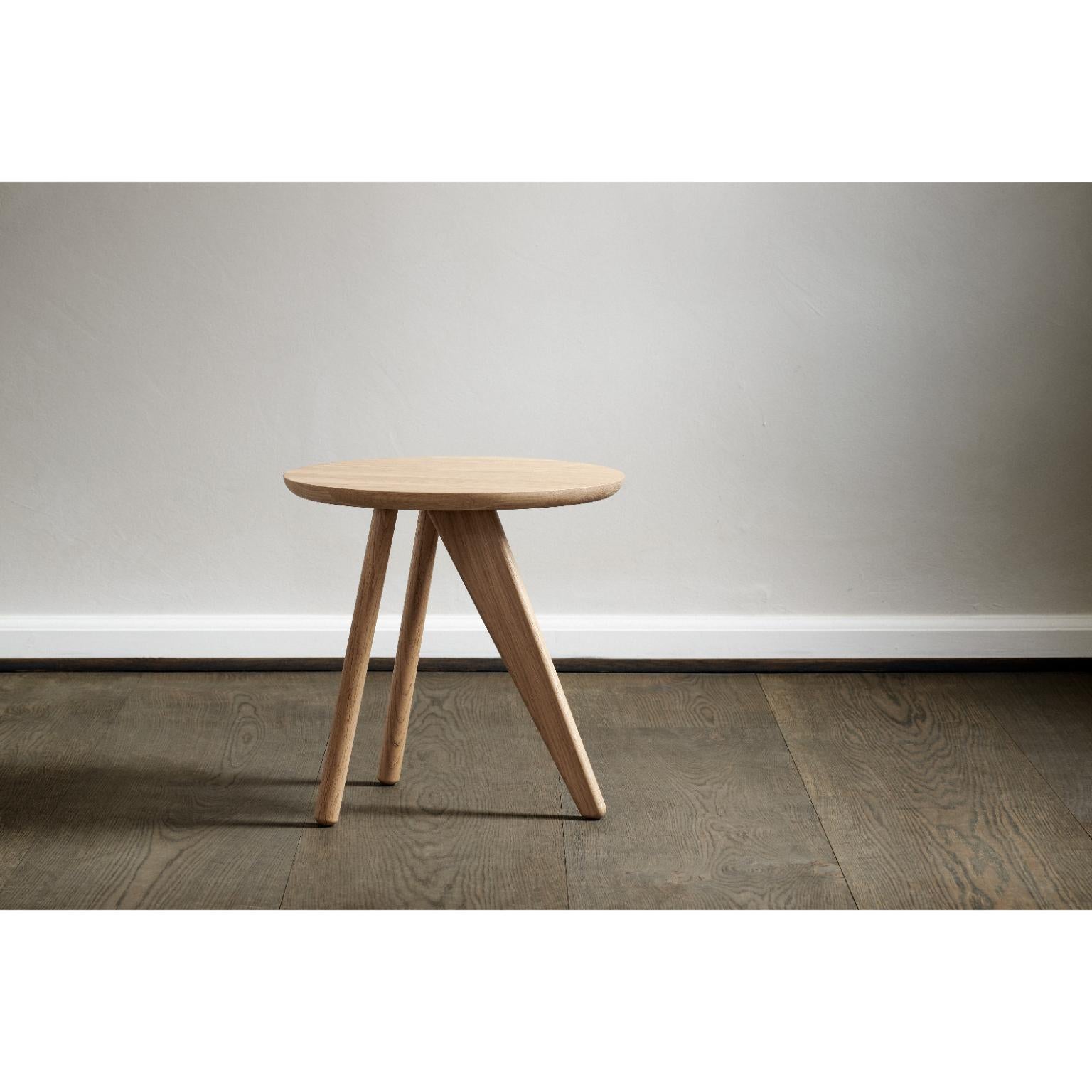 Danish Fin Natural Side Table by NORR11 For Sale