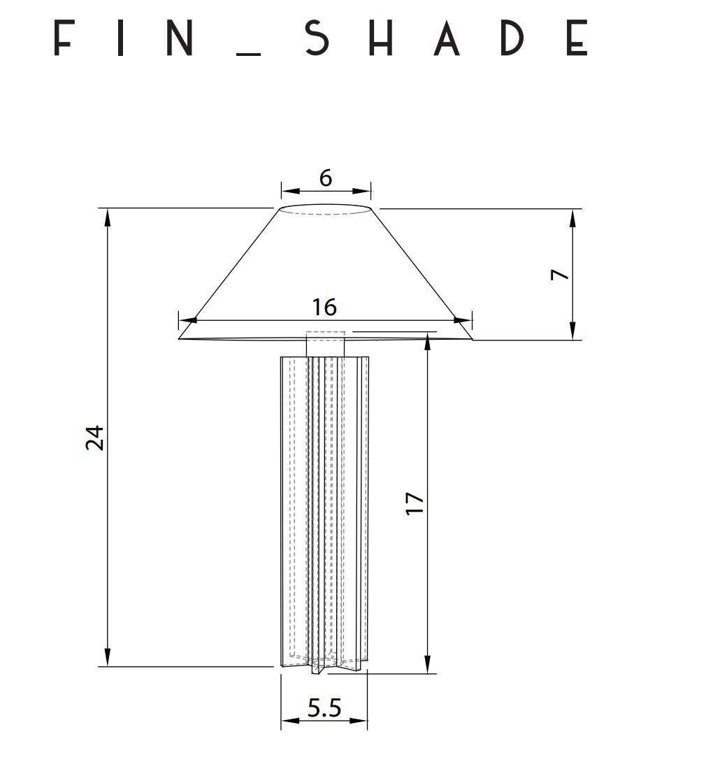 Lámpara de mesa FIN Shade, Snowdrift Lace, lámpara de cerámica hecha a mano por Kalin Asenov en venta 3