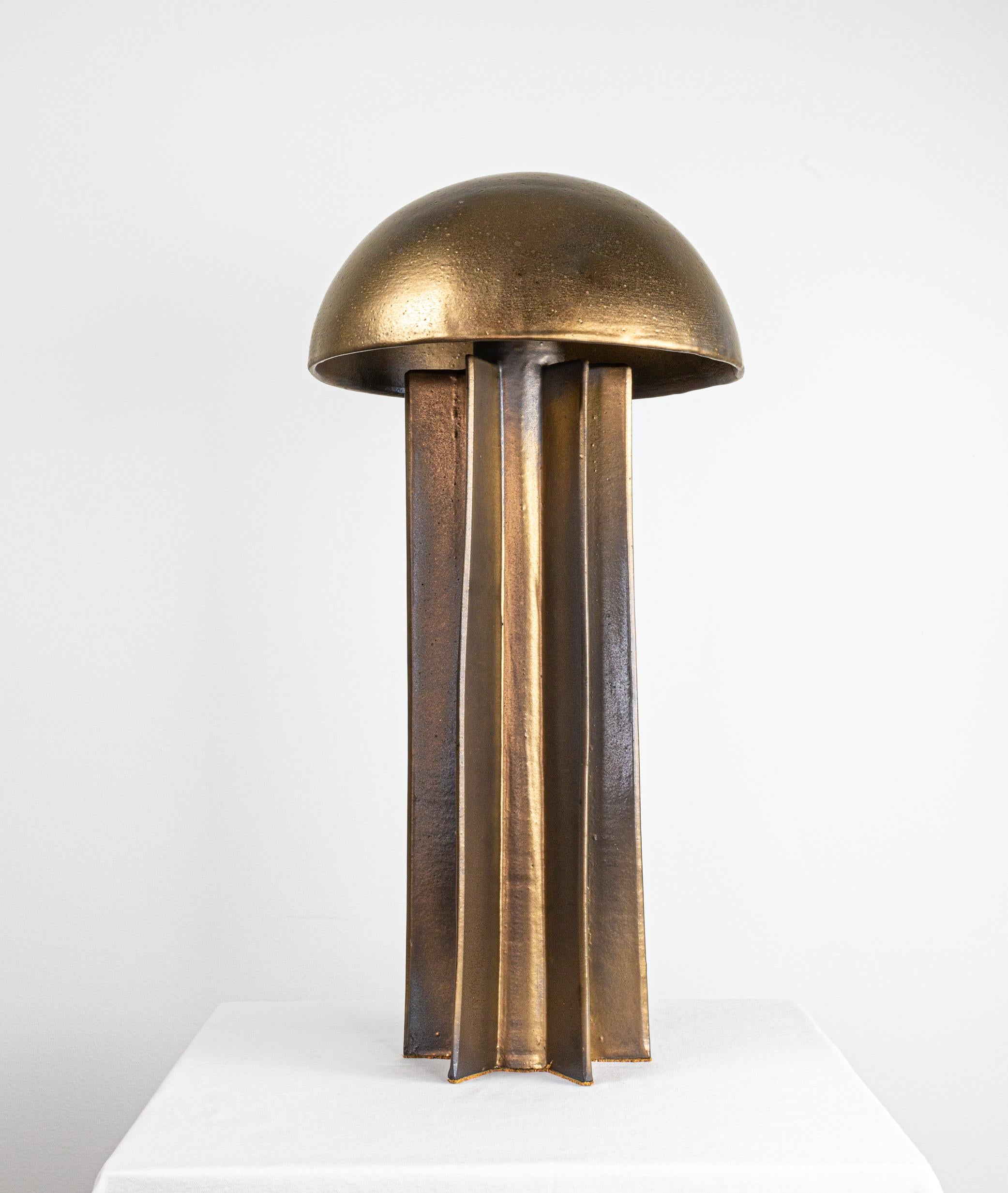 FIN _ dome gold


In Kalin Asenov's studio located in Savannah, GA, each piece is meticulously handcrafted using the slab construction technique. 
This ancient method of hand-building creates a direct and enduring link between the artist and the