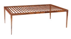 "Fina" Minimalist Coffee Table in Pau Ferro Wood