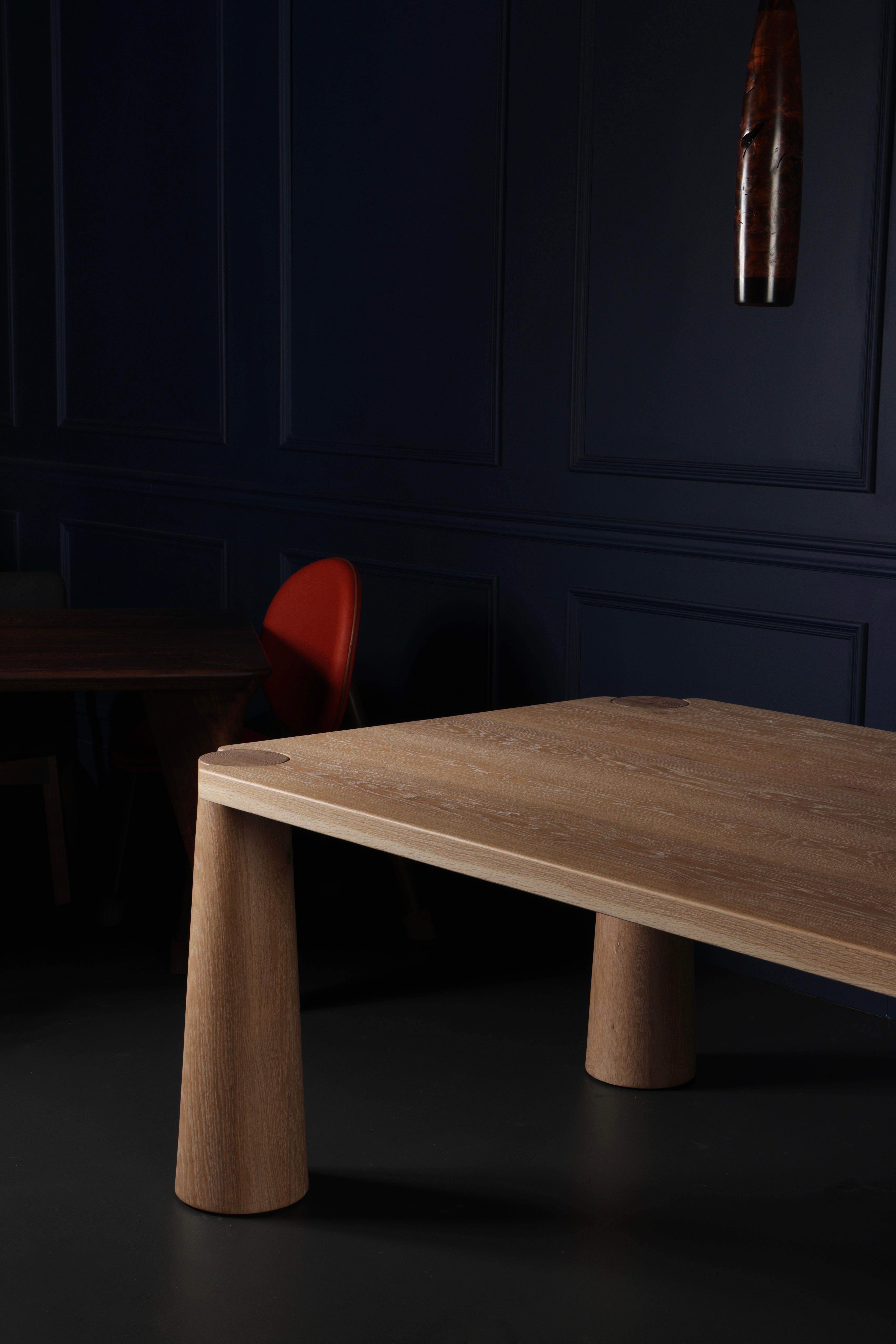 Modern FINAL BALANCE  - Custom Modular Stor Dining Table, Solid White Oak