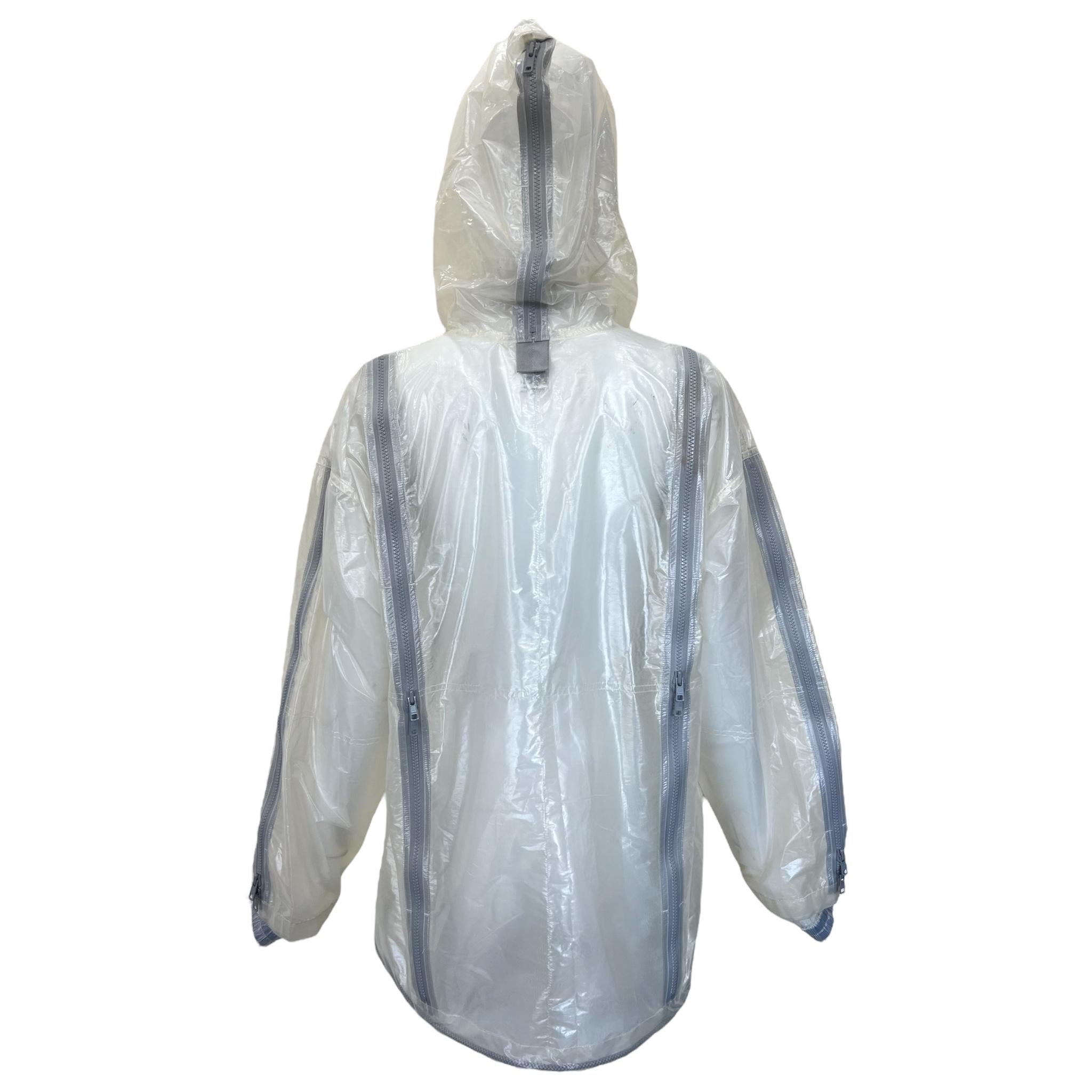 FINAL HOME 1994 Sheer Nylon Hooded Survival Jacket and Pants en vente 6