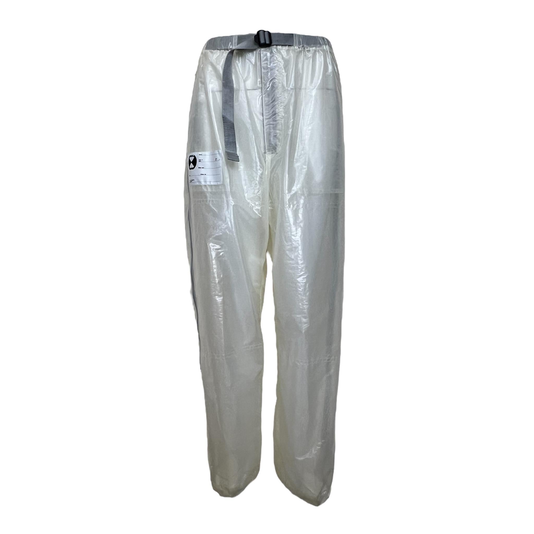 FINAL HOME 1994 Sheer Nylon Hooded Survival Jacket and Pants Pour hommes en vente