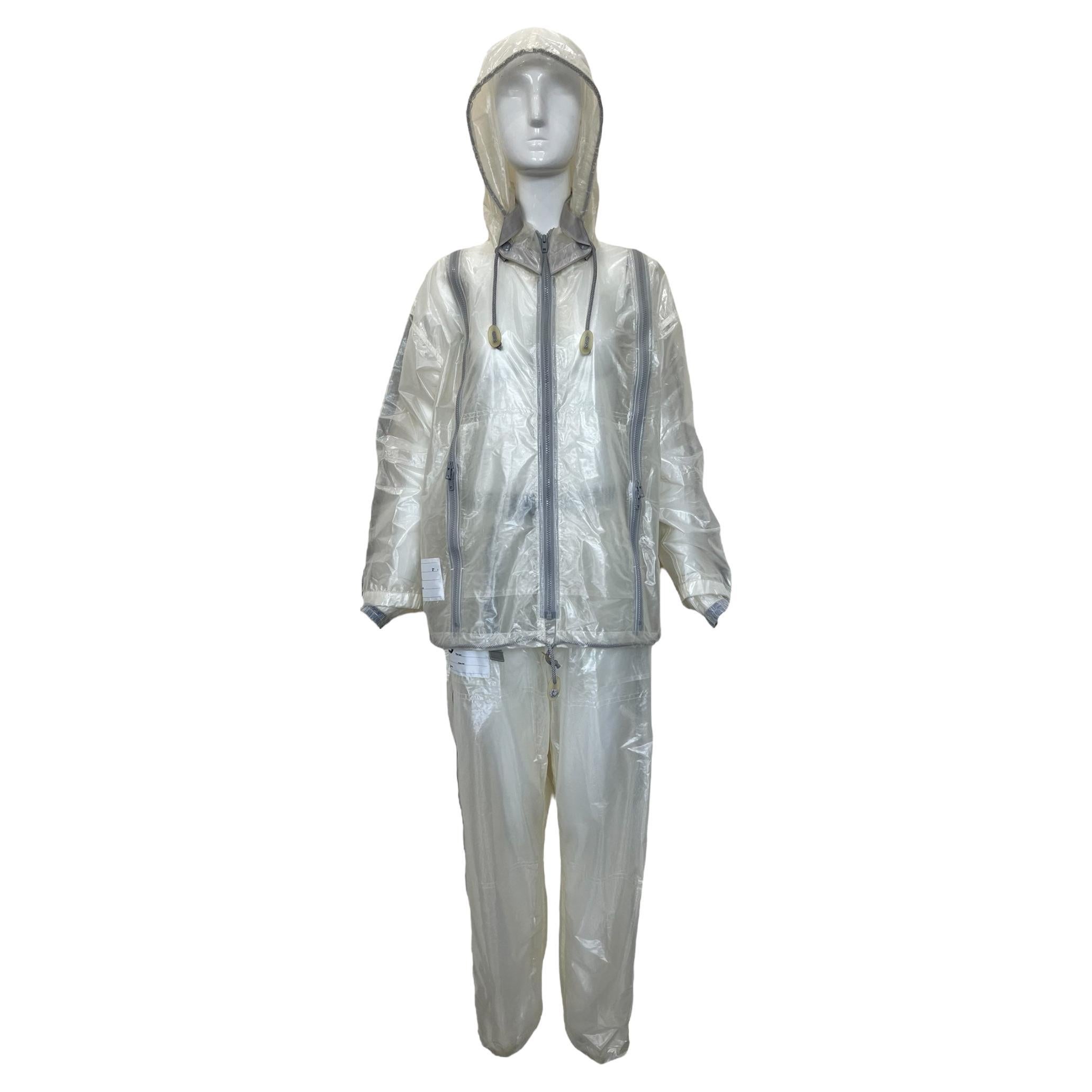 FINAL HOME 1994 Sheer Nylon Hooded Survival Jacket and Pants