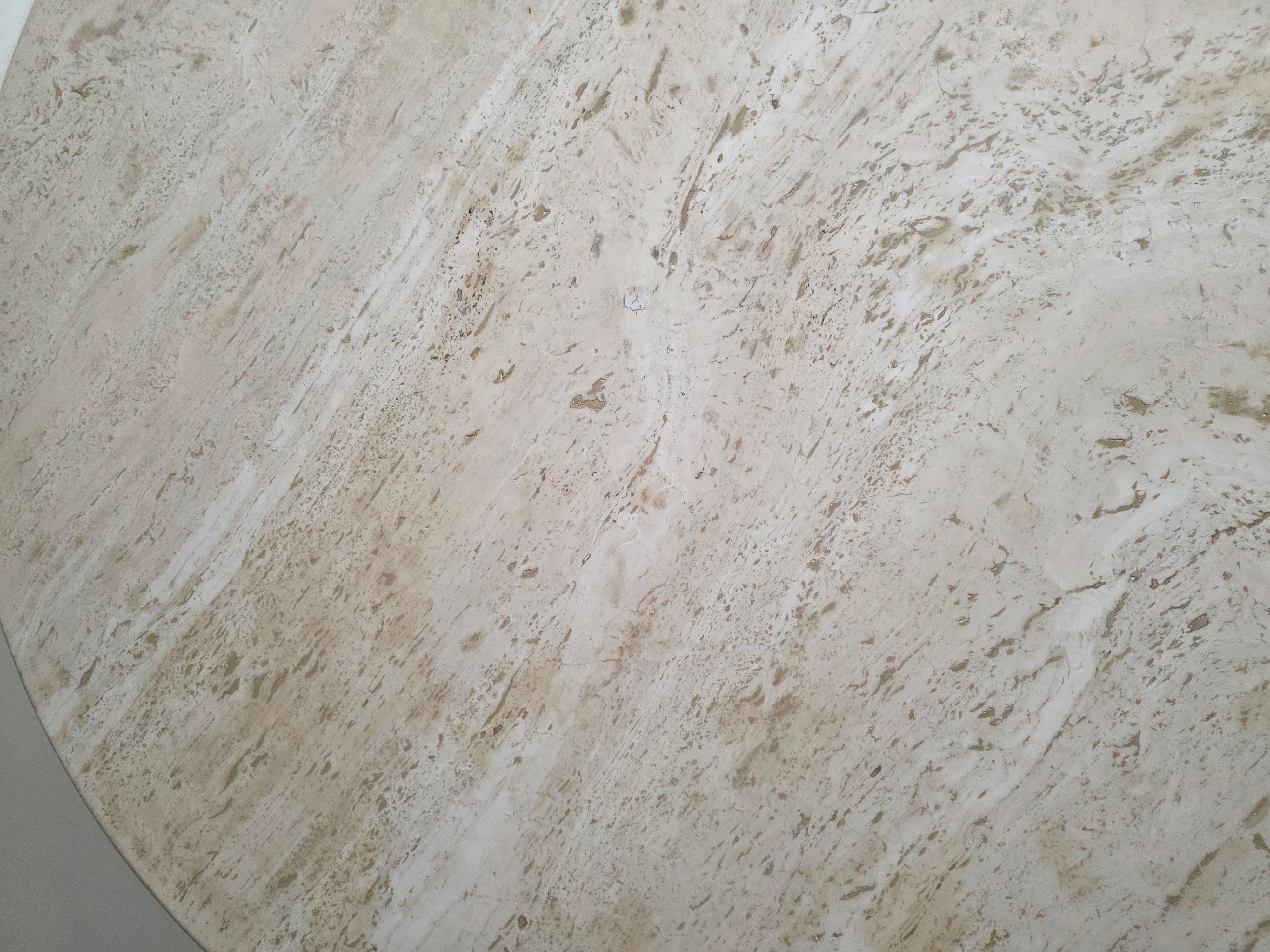 Finale 1790 Travertine Coffee Table by Peter Draenert, 1970s en vente 4