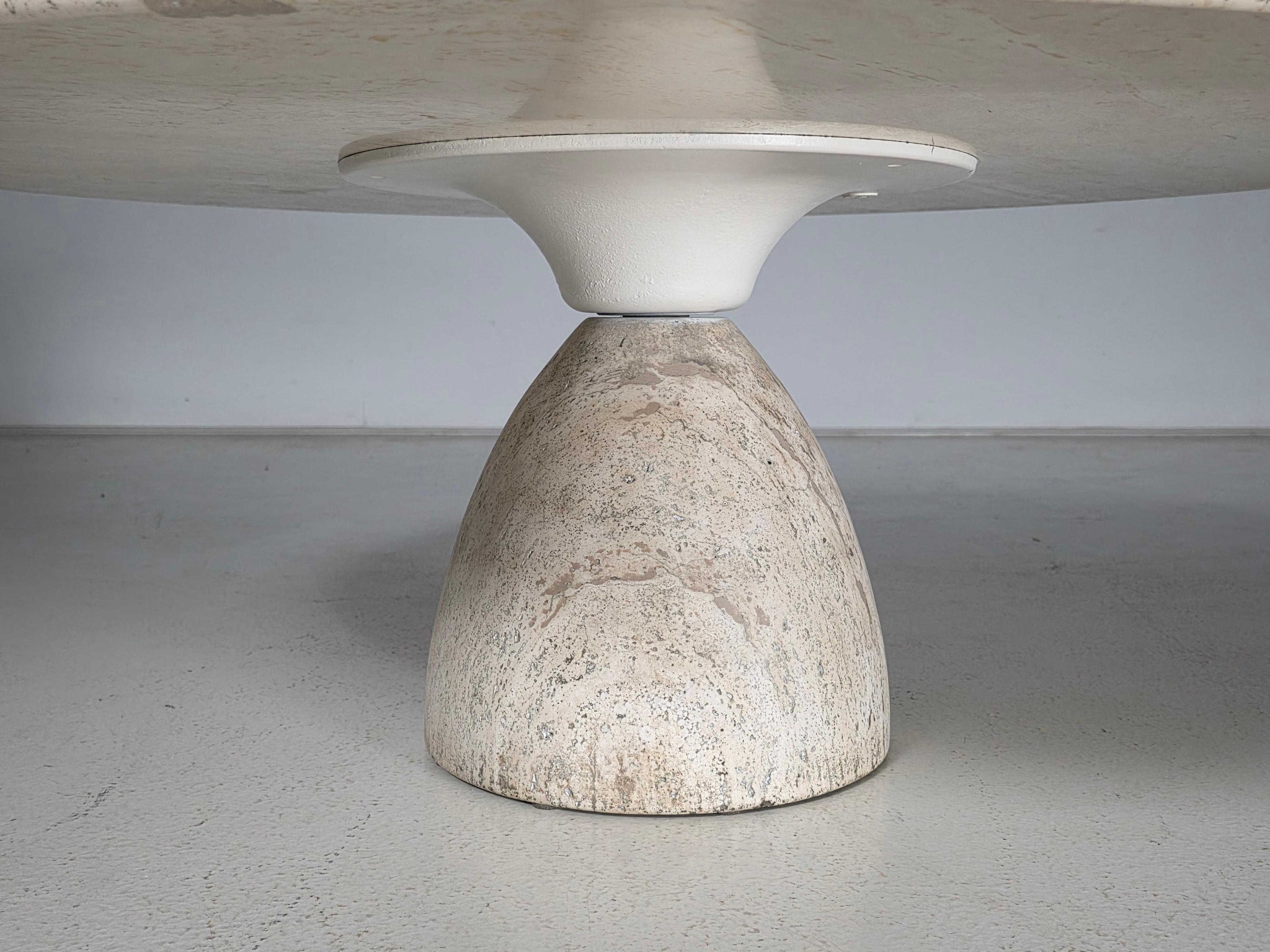 Finale 1790 Travertine Coffee Table by Peter Draenert, 1970s en vente 5
