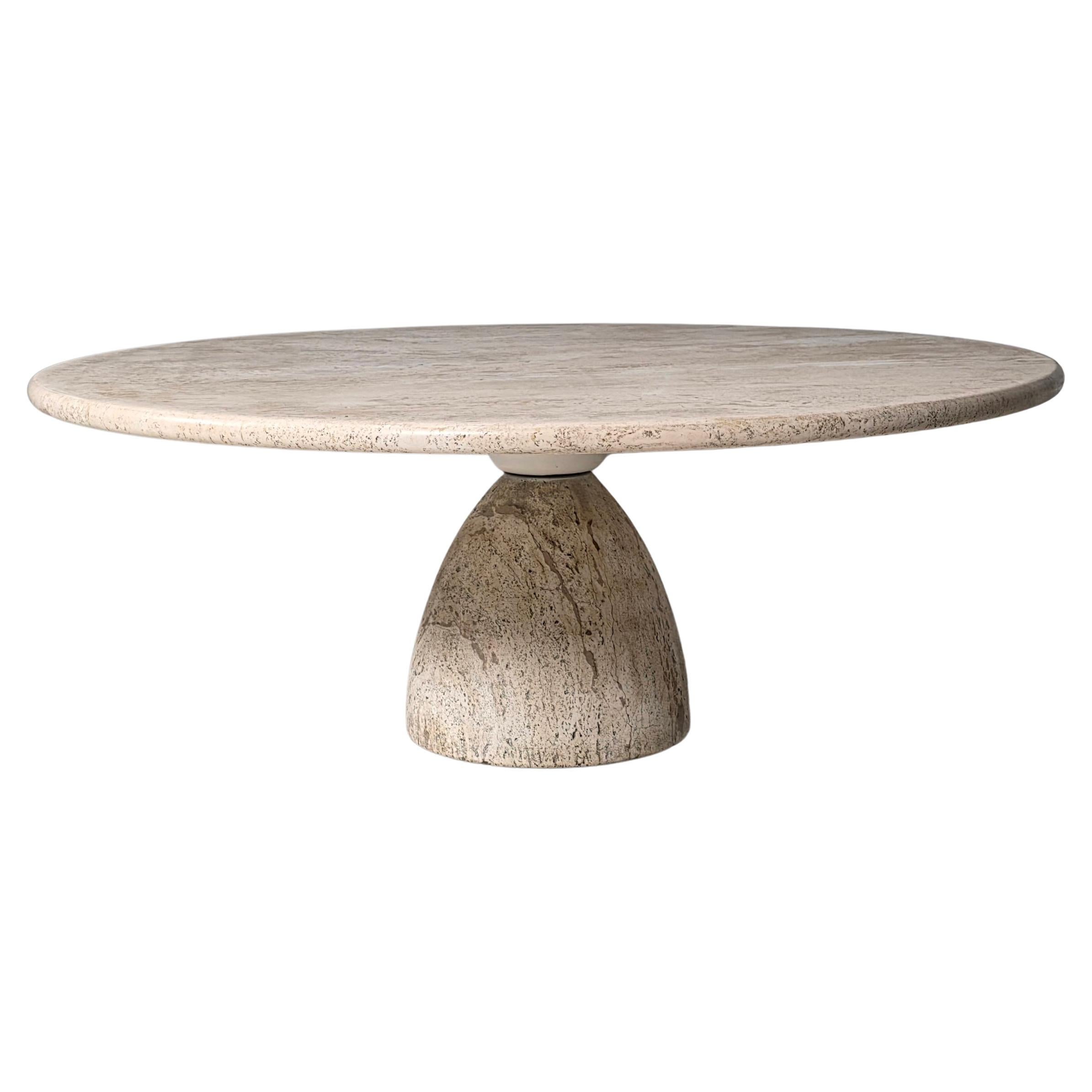 Finale 1790 Travertine Coffee Table by Peter Draenert, 1970s