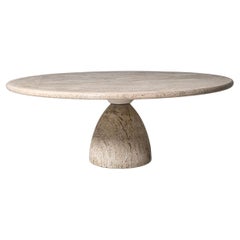 Finale 1790 Travertine Coffee Table by Peter Draenert, 1970s