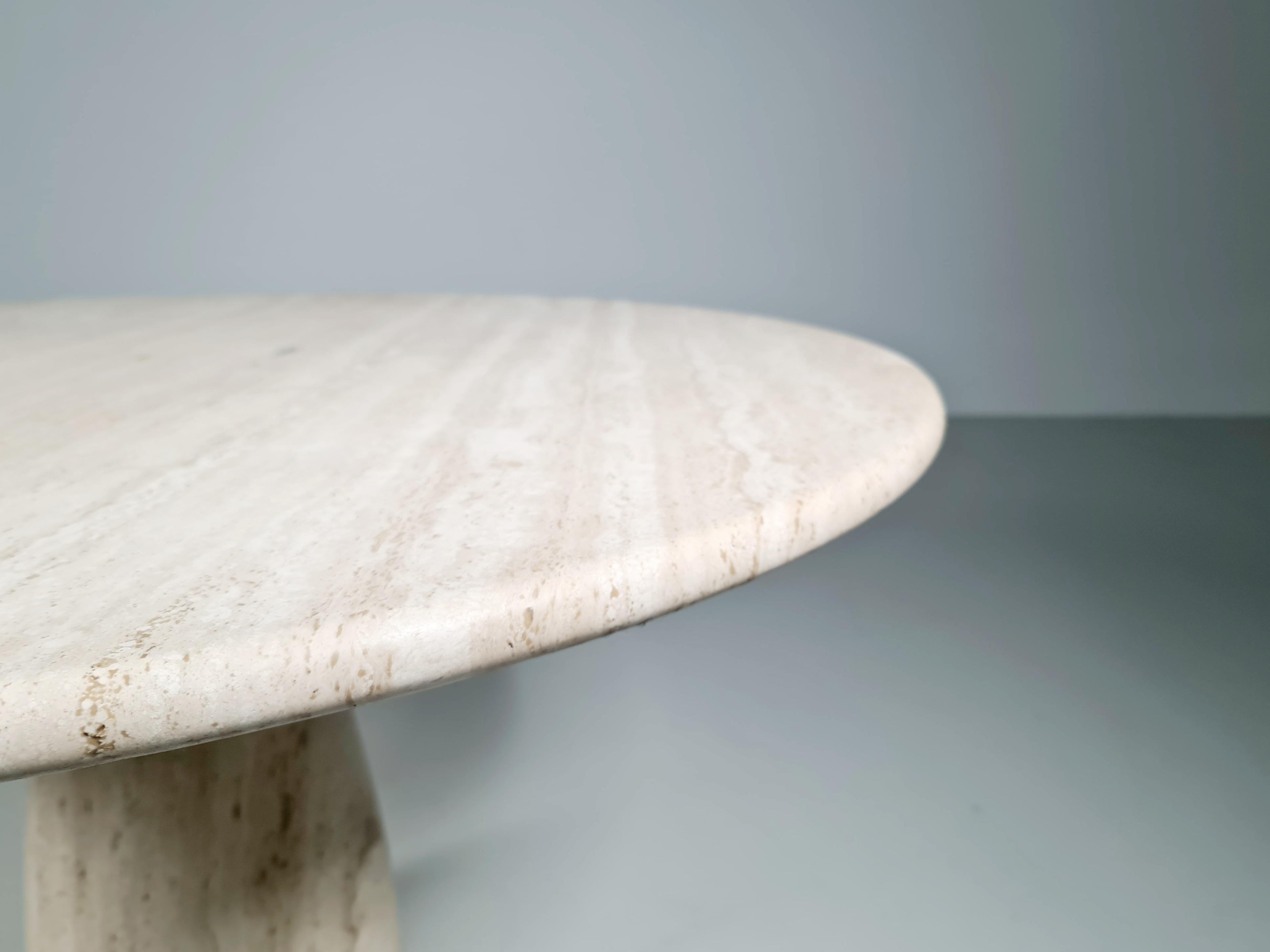 Finale 1790 Travertine Dining Table by Peter Draenert, 1970s 3