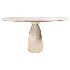 Finale 1790 Travertine Dining Table by Peter Draenert, 1970s