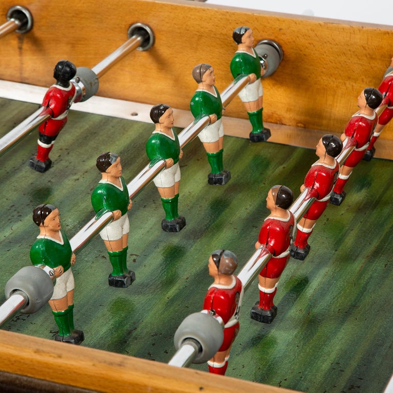 Finale "Babyfoot" Table Football, Montbeliard, France, circa 1950 at