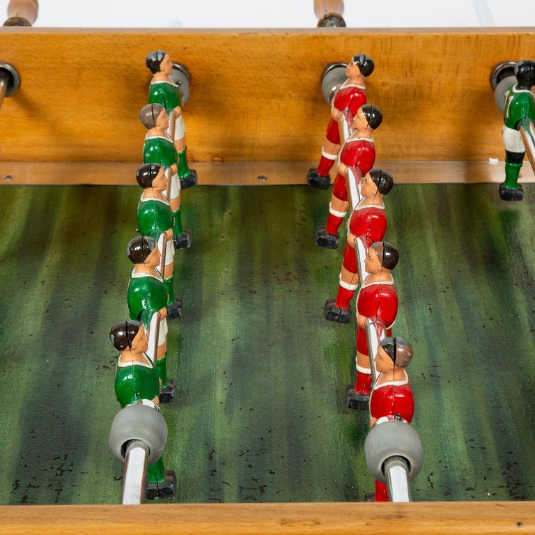 Finale "Babyfoot" Table Football, Montbeliard, France, circa 1950 at
