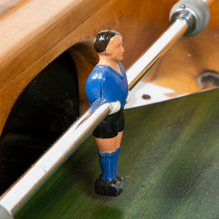 Finale "Babyfoot" Table Football, Montbeliard, France, circa 1950 at