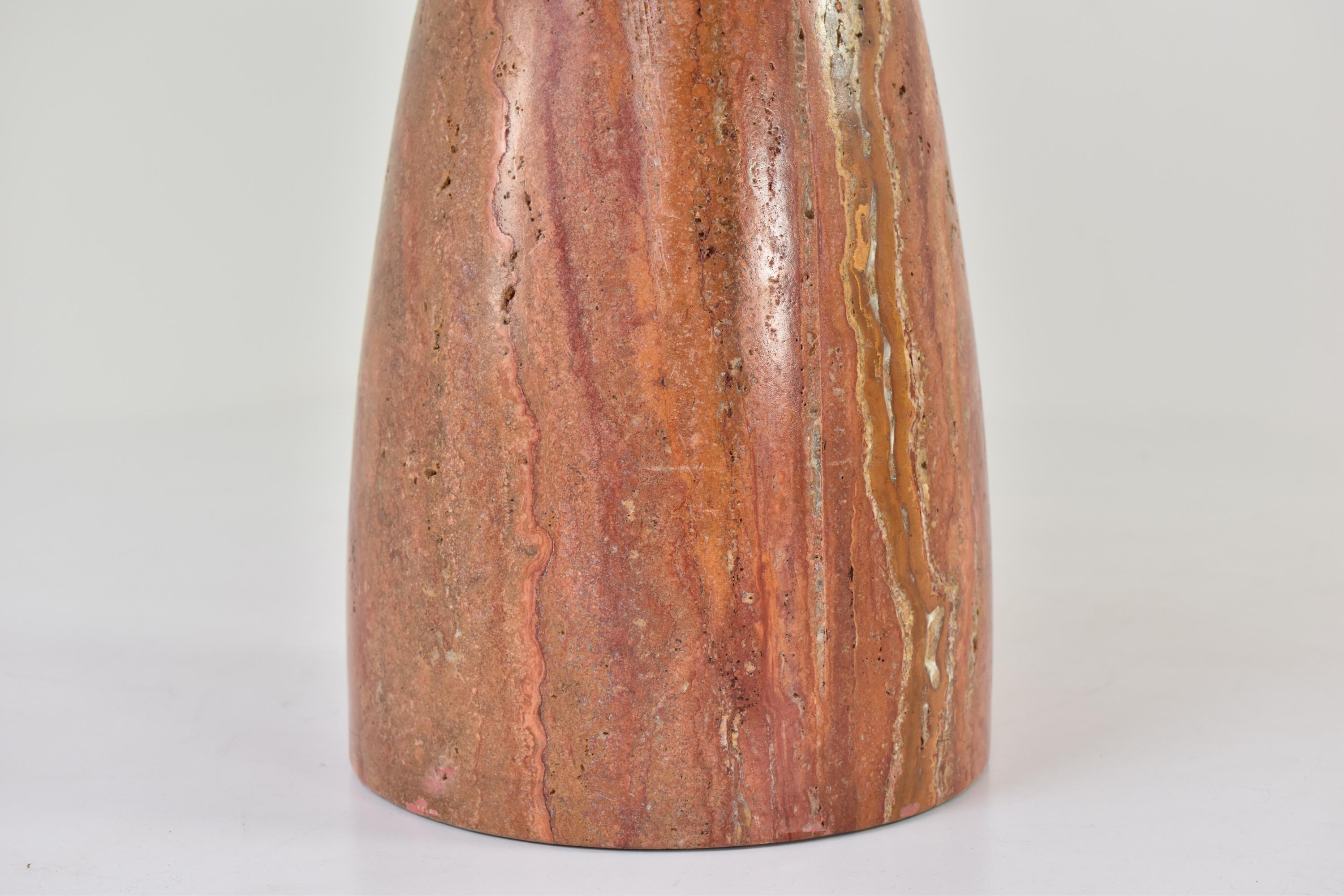 ‘Finale’ Dining Table in Persian Travertine by Peter Draenert, Germany 1970s 4