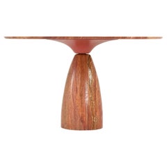 ‘Finale’ Dining Table in Persian Travertine by Peter Draenert, Germany 1970s