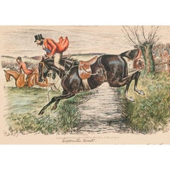 "Experientia Docet" 1886 Fox-Hunt Print by Finch Mason (1850-1915)