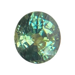 Fine 1.02ct Australia Untreated Blue Green Yellow Parti Colour Sapphire